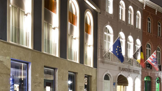 Hotel Flanders in Belgium: city hotel using Clock PMS Suite